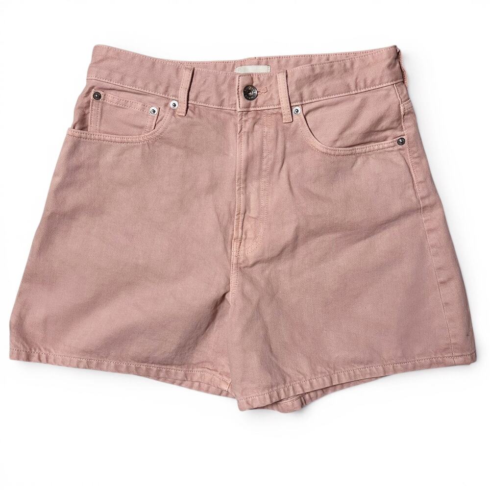 Everlane A-Line Denim Short Womens Size 28 Rose Organic Cotton Shorts NWOT